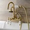 Kingston Brass AE11T7 Wall Mount Clawfoot Tub Faucet, Brushed Brass AE11T7 - alternate 2